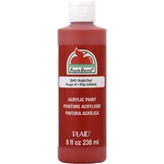 Apple Barrel Acrylic Craft Paint, Matte Finish, Bright Red, 8 fl oz