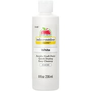 Apple Barrel Acrylic Craft Paint, Gloss Finish, White, 8 fl oz