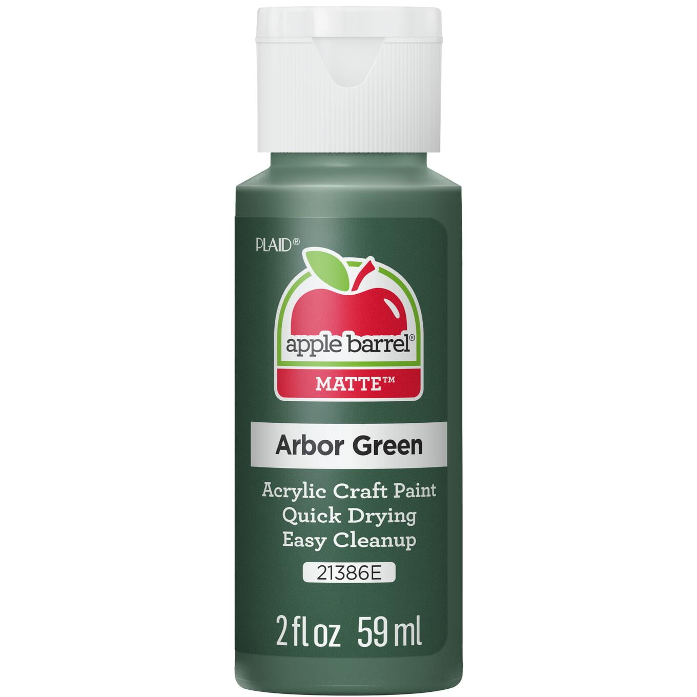 Apple Barrel 21386E Acrylic Craft Paint, Matte Finish, Arbor Green