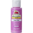 Apple Barrel Acrylic Craft Paint, Gloss Finish, Pure Pink, 2 fl oz