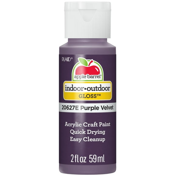 Apple Barrel Acrylic Craft Paint, Gloss Finish, Purple Velvet, 2 fl oz