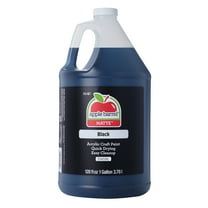 Apple Barrel Acrylic Craft Paint, Matte Finish, Black , 128 fl oz