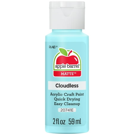 Apple Barrel Acrylic Craft Paint, Matte Finish, Cloudless, 2 fl oz