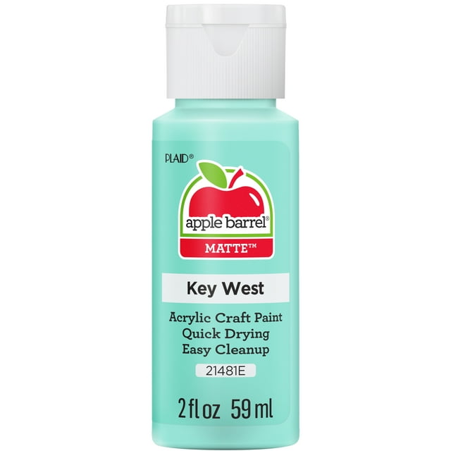 Apple Barrel Acrylic Craft Paint, Matte Finish, Key West, 2 fl oz