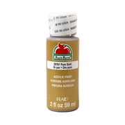 Apple Barrel Acrylic Craft Paint, Matte Finish, Metallic Gold, 2 fl oz
