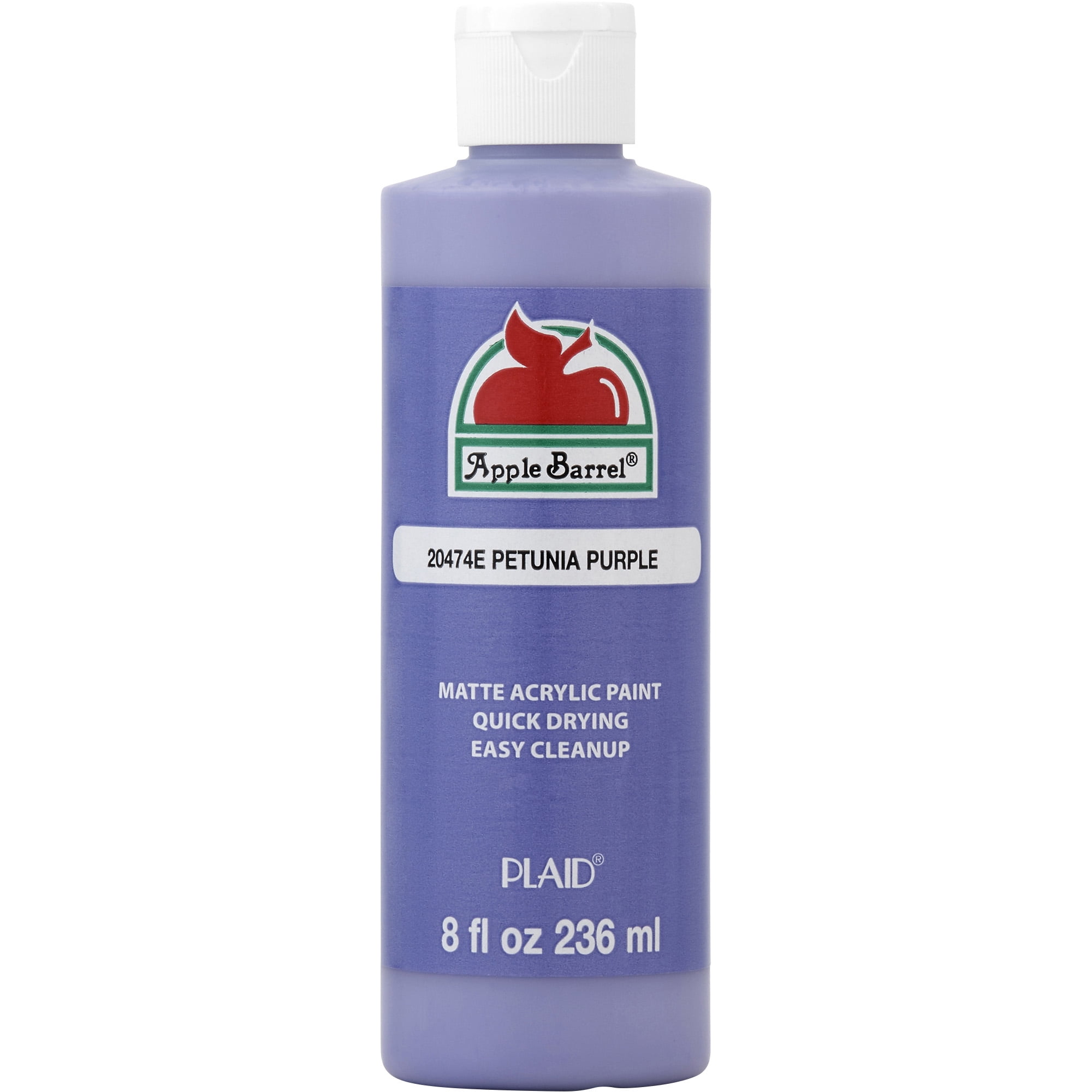 Apple Barrel Acrylic Craft Paint, Matte Finish, Petunia Purple, 8 fl oz