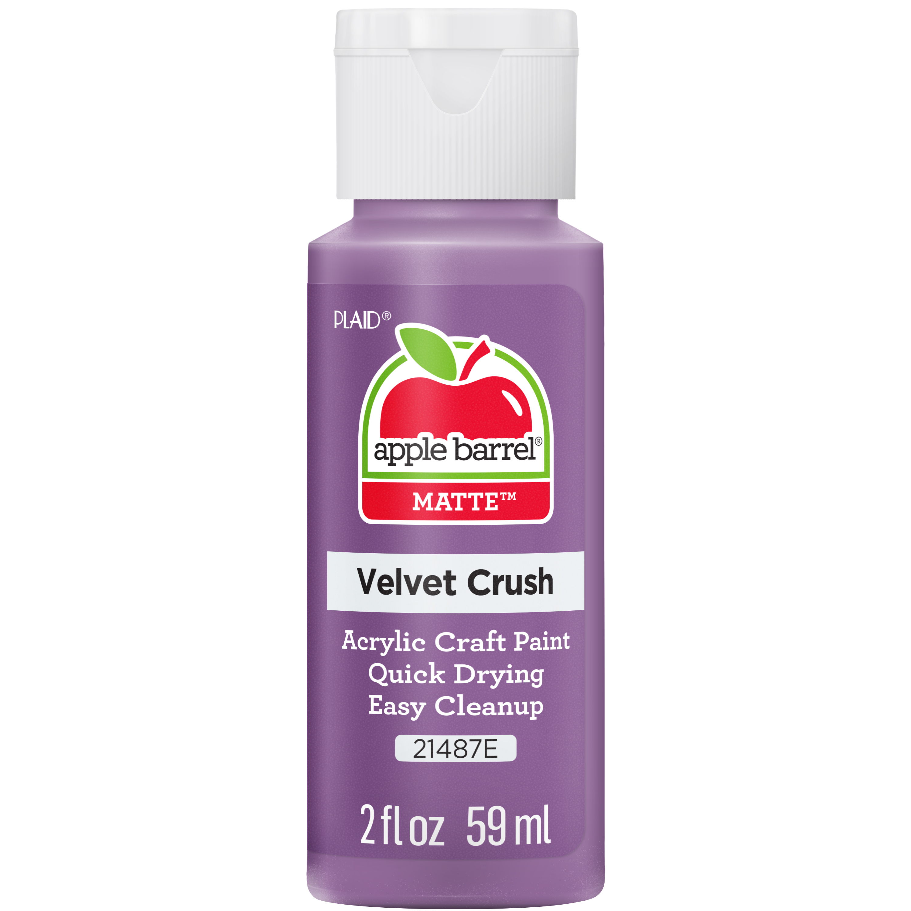 Brandclub Apple Barrel Acrylic Craft Paint Matte Finish Velvet 