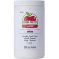 Apple Barrel Acrylic Craft Paint, Matte Finish, White, 32 fl oz