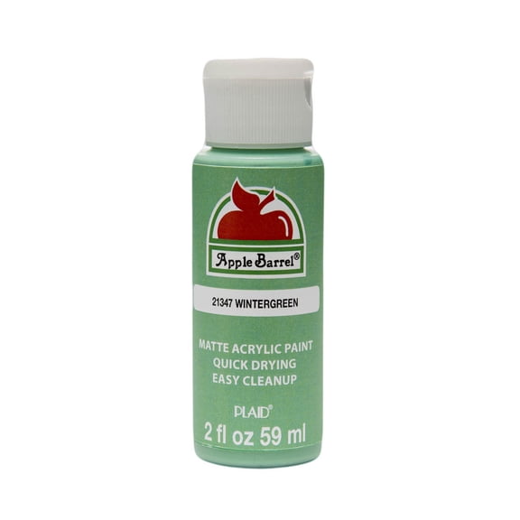 Apple Barrel Acrylic Craft Paint, Matte Finish, Wintergreen, 2 fl oz