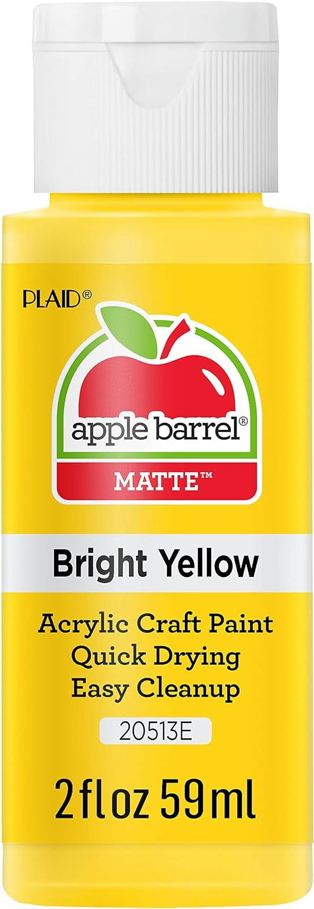 Apple Barrel Acrylic Paint in Assorted Colors (2 oz), 20513, Bright