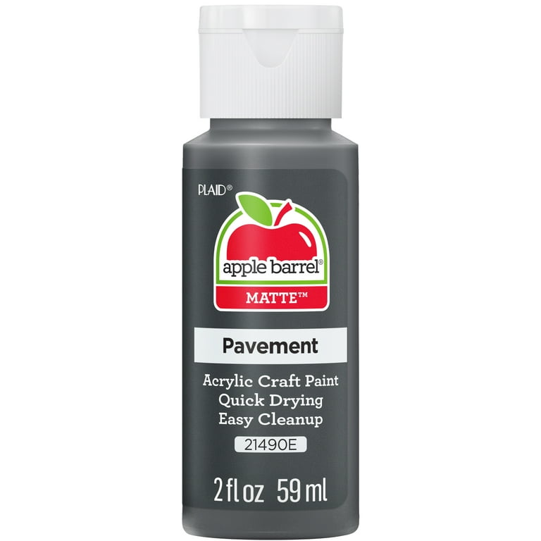 Apple Barrel Acrylic Craft Paint Matte Finish Pavement 2 fl oz Walmart