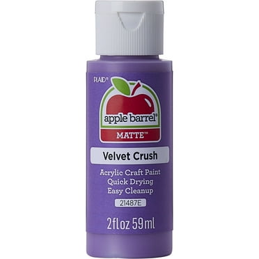 Apple   Barrel Matte Finish Acrylic Craft Paint by Plaid, Purple Iris, 2 oz.