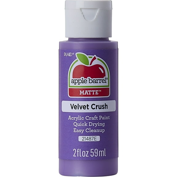 Apple Barrel 21486EX Acrylic Craft Paint, Matte Finish, Purple Iris, 2 fl oz