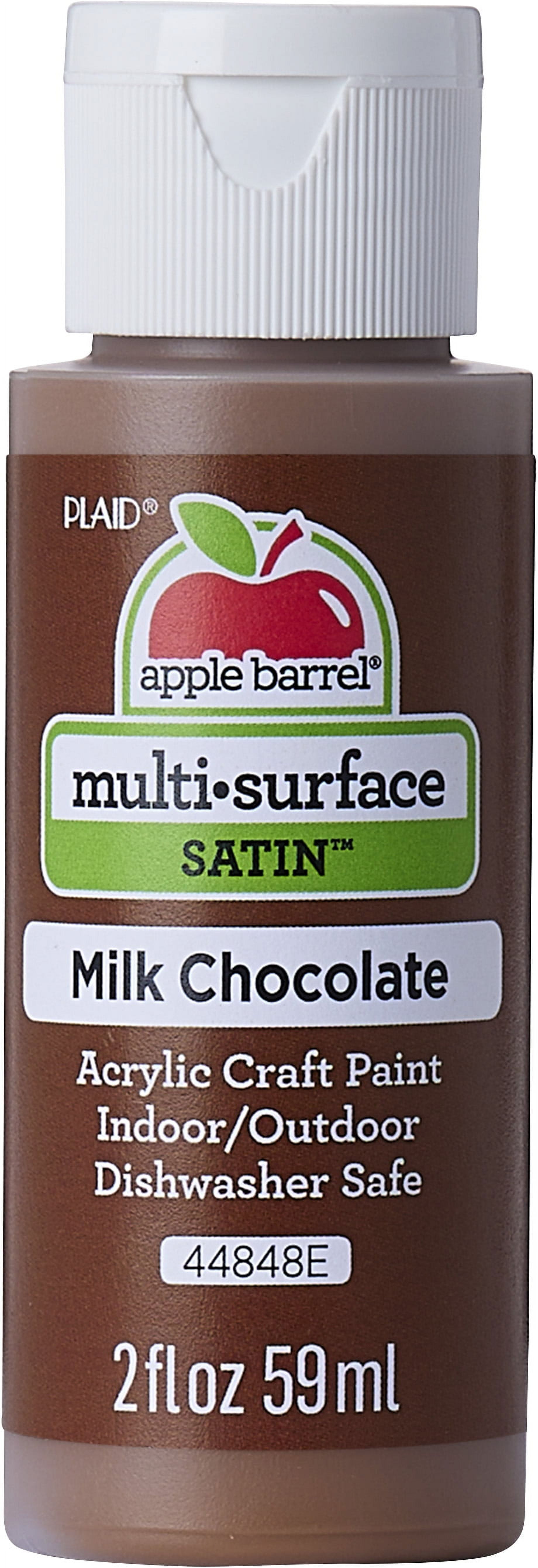 Apple Barrel Multi Surface 2oz Acrylic Paint Milk Chocolate