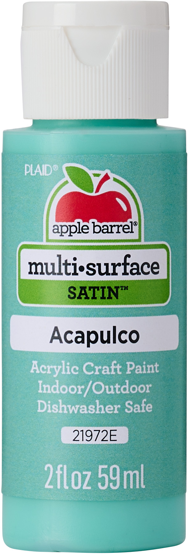Apple Barrel Multi-Surface Acrylic Craft Paint, Satin Finish, Acapulco, 2 fl oz - image 1 of 12