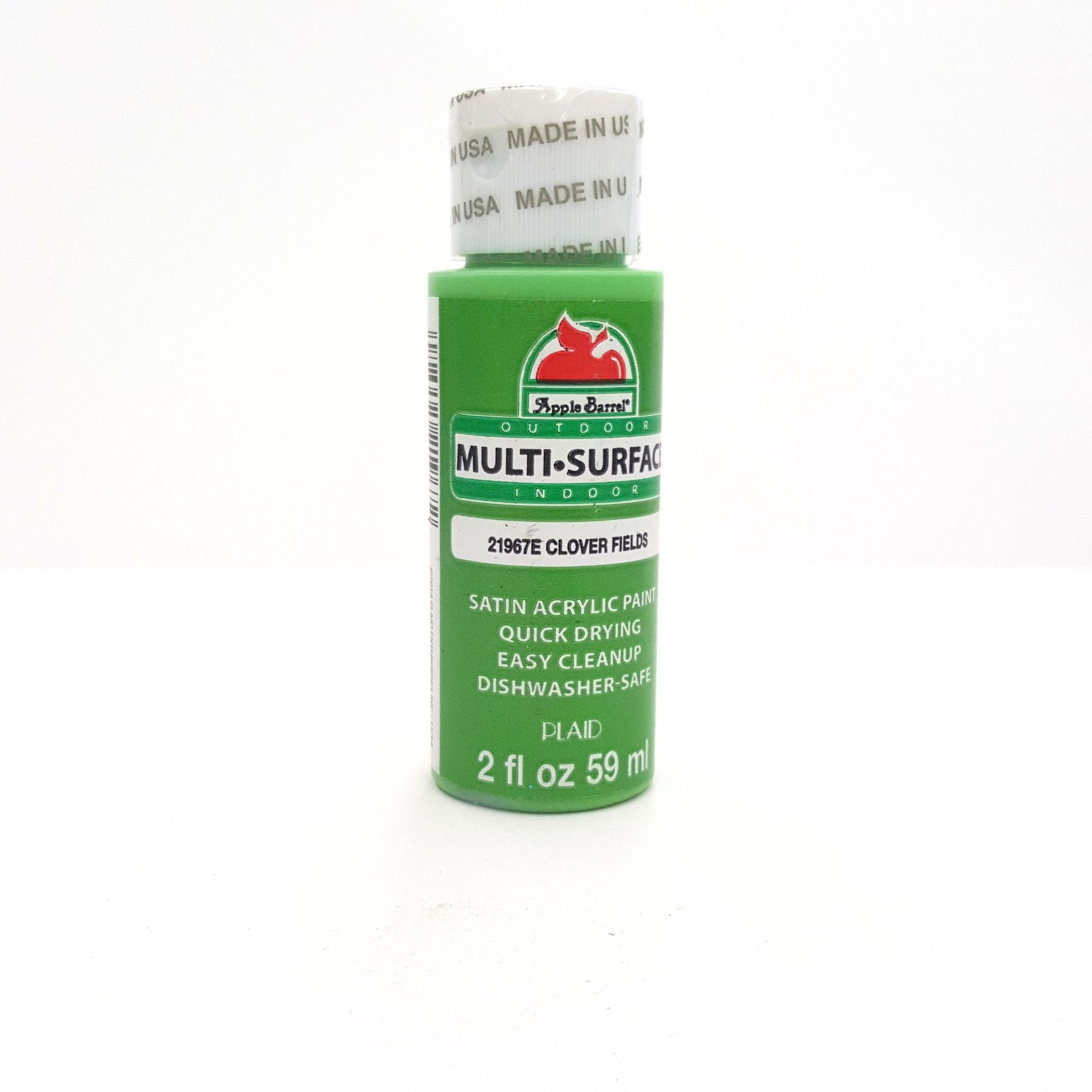 Apple Barrel MultiSurface Acrylic Craft Paint, Satin Finish, Candy