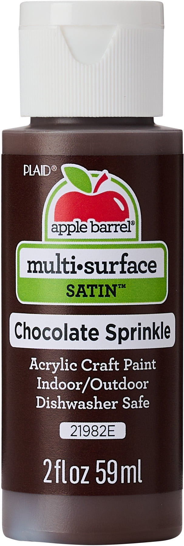 Apple Barrel 44848E Multi-Surface Craft Paint, Milk Chocolate, 2 fl oz