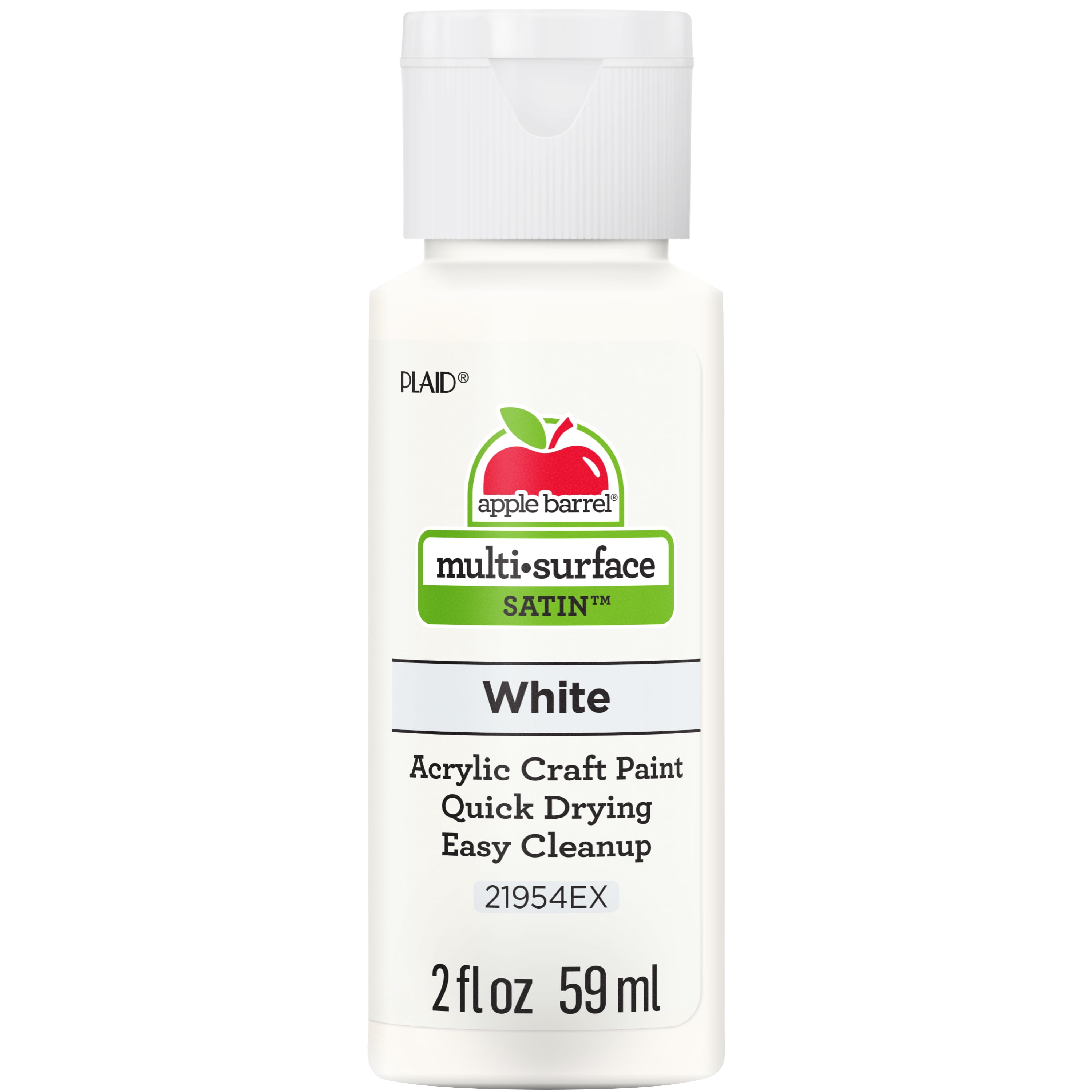  Apple Barrel White Acrylic Paint 32 Fl Oz (Pack of 1) :  Everything Else