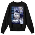 thumbnail image 1 of Apple Black Holy Ghost Ripple Adult Black Crew Neck Sweatshirt-Medium, 1 of 3