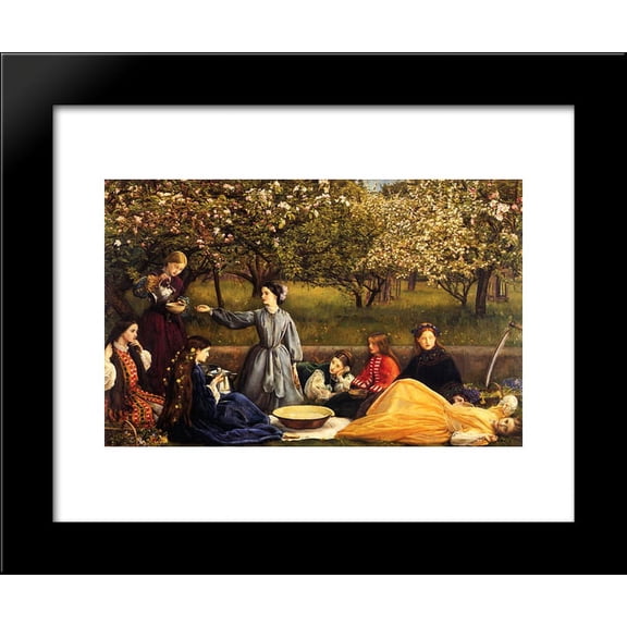 Apple Blossoms 20x24 Framed Art Print by Millais, John Everett