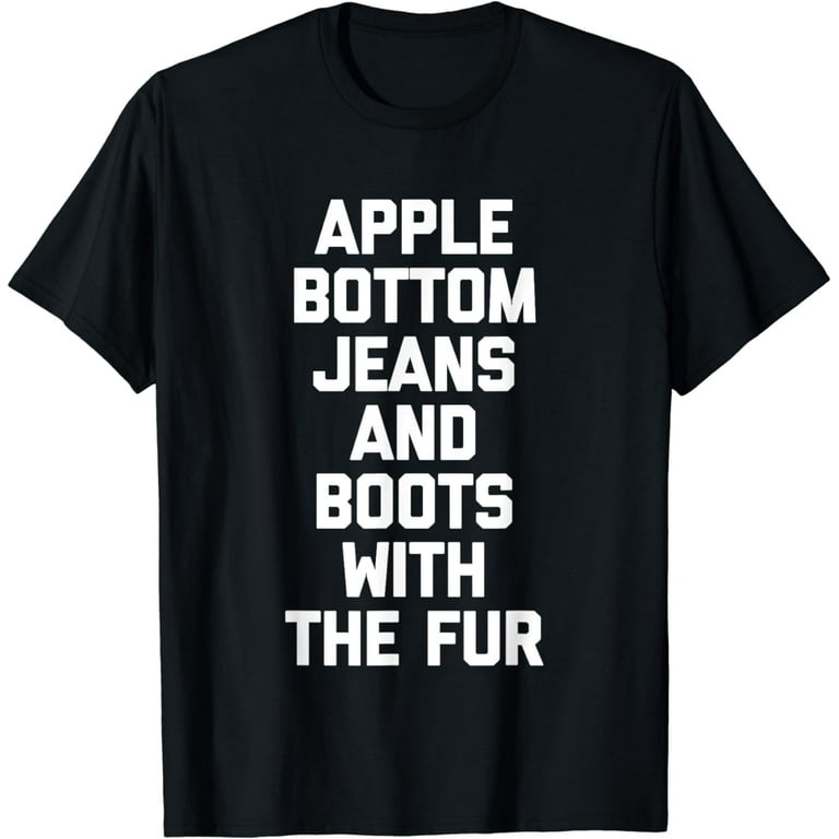 Bottom jeans boots with the fur best sale