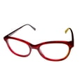 thumbnail image 1 of Apple Bottoms Women Ophthalmic Plastic Square Eyeglass Frames with Apple Bottoms Case, Clear Tint, Model 778 3, Red, 51mm, 1 Pair, 1 of 7
