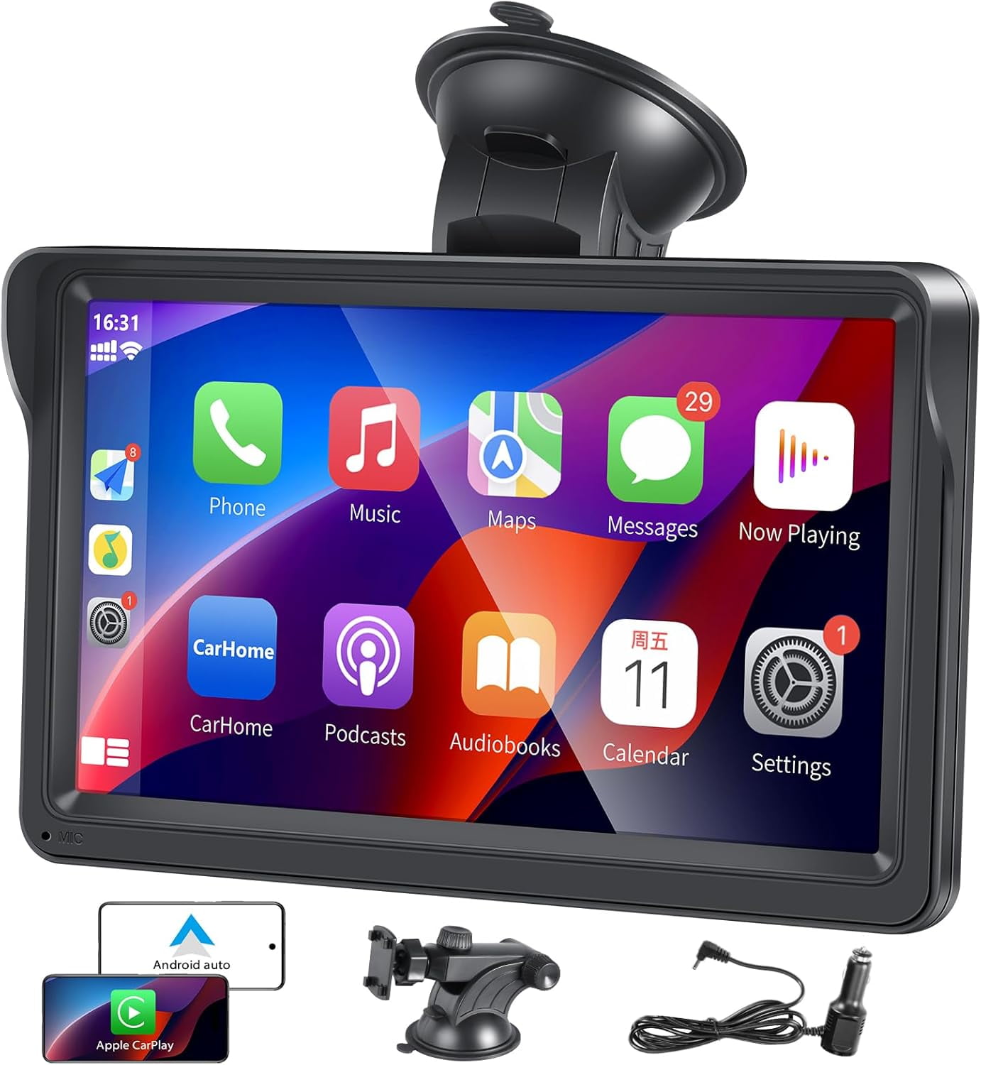 Amazon apple car play screen portable wireless apple carplay clearance