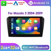 Apple CarPlay Android 13 Bluetooth 2+32GB Wifi RDS Car Stereo Radio Head Unit GPS Navigation Player For Mazda 3 2004 2005 2006 2007 2008 2009