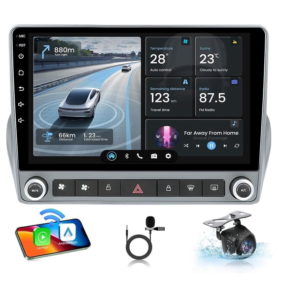 Apple Carplay Android GPS Radio Stereo DSP SWC For Chevrolet Camaro 2010-15 WIFI