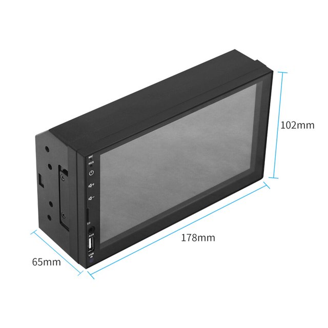 Apple Carplay Car Stereo Radio Android Auto 7" 2Din Touch Screen