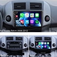 thumbnail image 1 of Apple Carplay For Toyota RAV4 2007 2008 2009 2010 2011 2012 9"QLED Android 15.0 Car in Dash Stereo Radio RDS GPS AHD Cam, 1 of 12