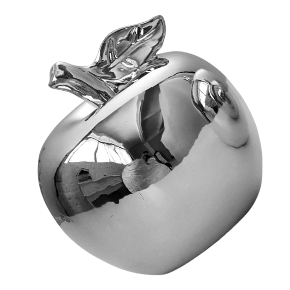 Apple Ceramic Ornament Toy Desktop Statue Decor Artificial Apples Fruit