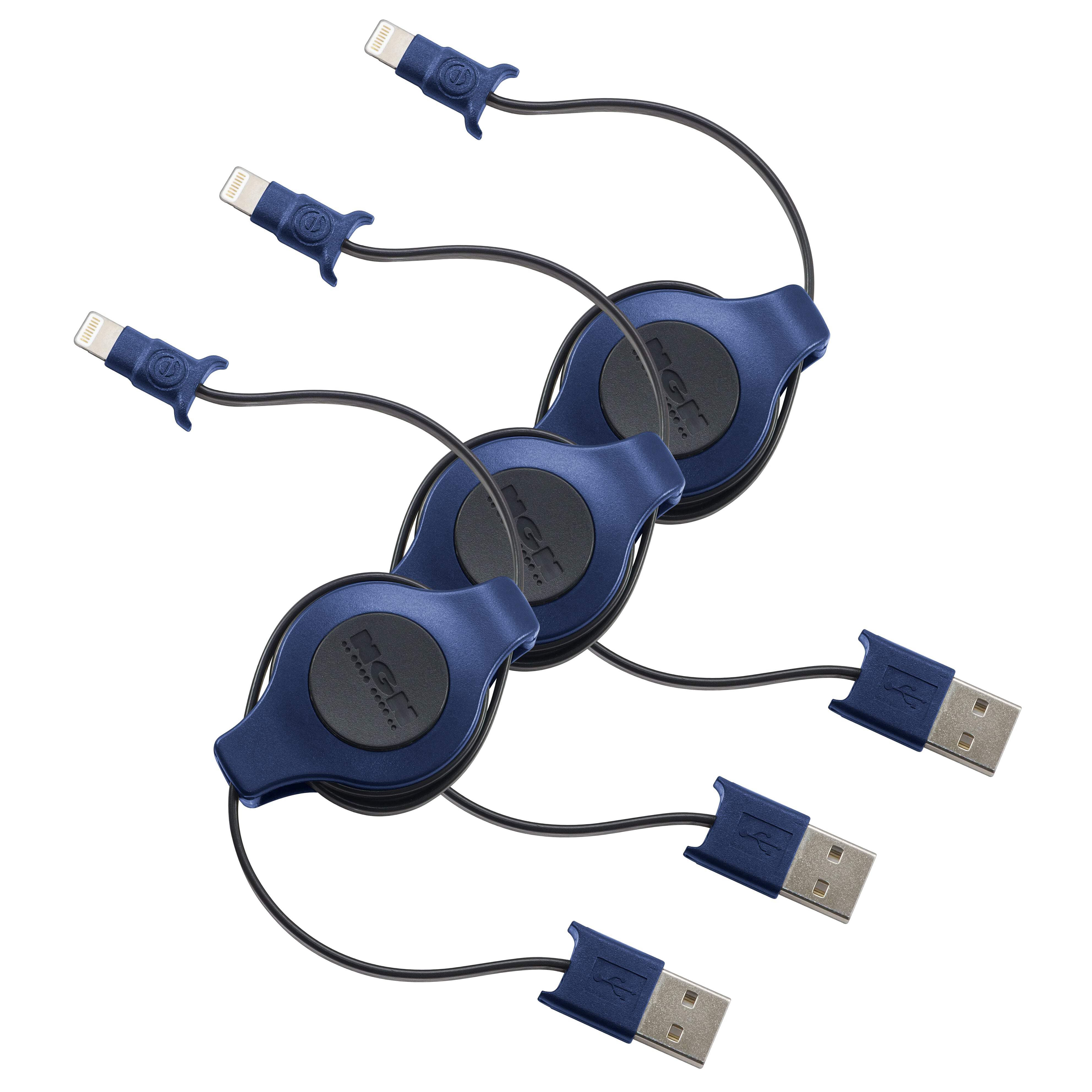 Apple Certified Retractable Lightning Cable | Charge and Sync Lightning ...