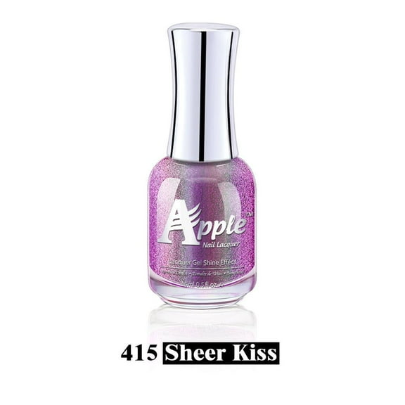 Apple Chrome 5G - Manicure & Pedicure Holographic Regular Nail Polish - #415 Sheer Kiss