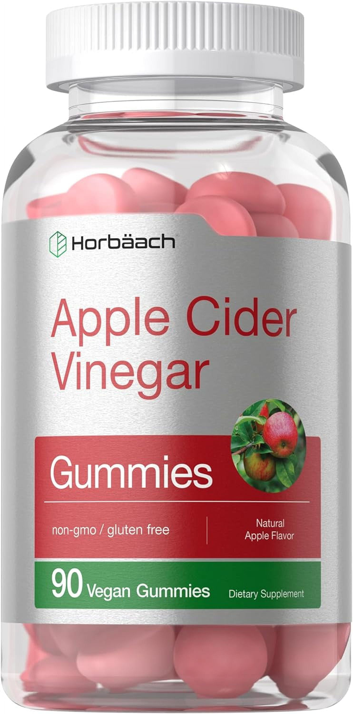 Apple Cider Vinegar 500mg | 90 Vegan Gummies for Men and Women | by Horbaach