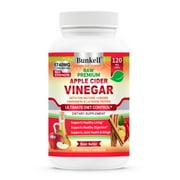 Apple Cider Vinegar Capsules Max 1740mg with Mother - 100% Natural & Raw with Cinnamon, Ginger & Cayenne Pepper - Ideal for Healthy Living, Detox & Digestion -120 Vegan Pills
