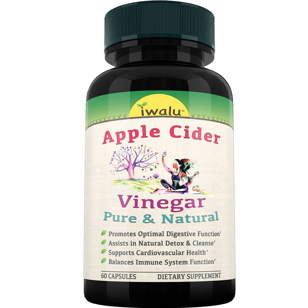 Apple Cider Vinegar Capsules with The Mother Bloating Relief for Women, Men, Colon Cleanser