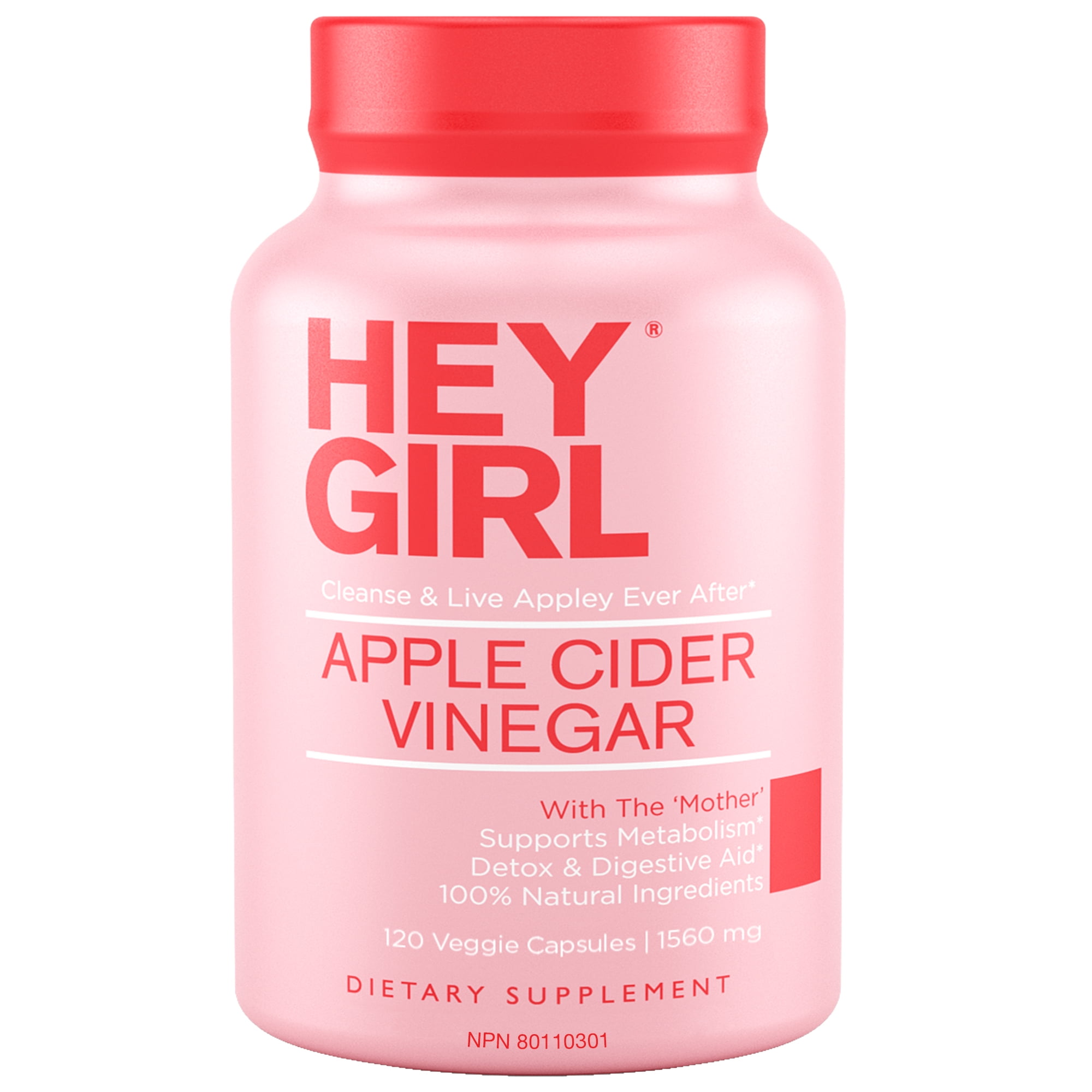 Apple Cider Vinegar Capsules with The Mother 1560mg Apple Cider