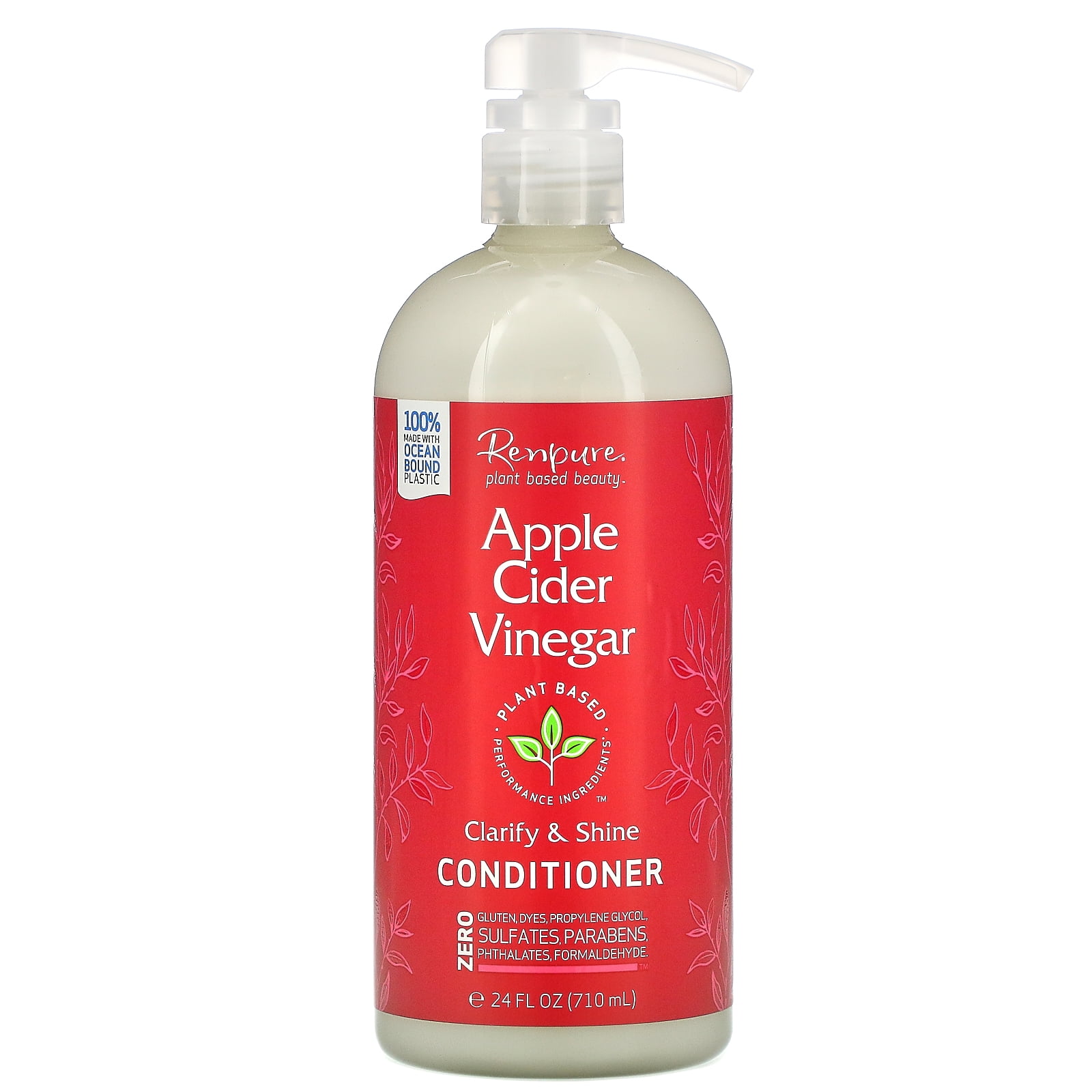 Apple Cider Vinegar Conditioner, 24 fl oz (710 ml), Renpure