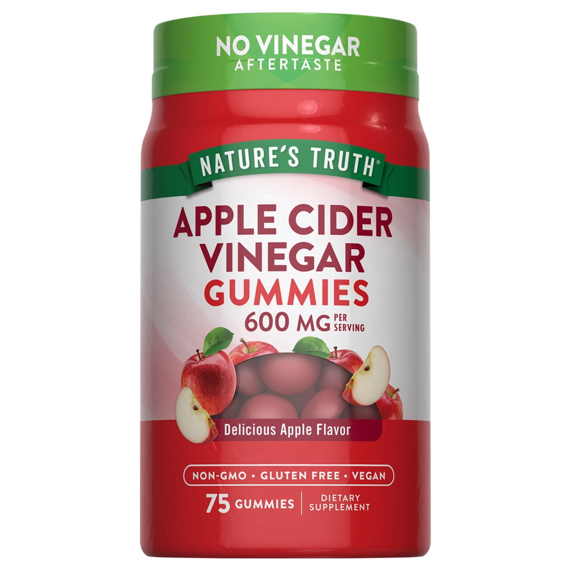 Nature's Truth Apple Cider Vinegar Gummies for Digestive Health and Detox