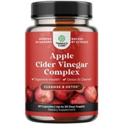 Apple Cider Vinegar Pills - Weight Loss 1000 mg per Serving Extra Strength Fat Burner Natural Supplement Pure Detox Cleanse Digestion Support - Appetite Suppressant Immune Booster - for Women and Men