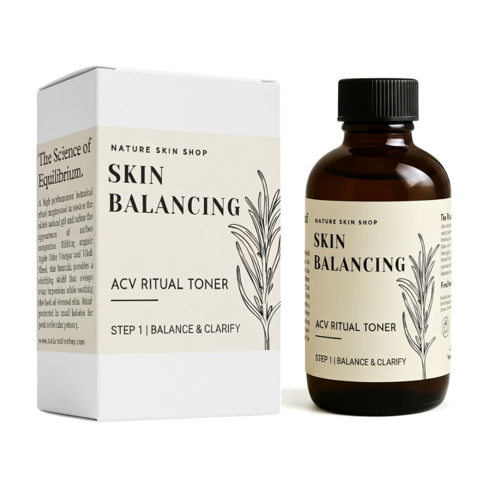 Nature Skin Shop Clarifying Apple Cider Vinegar and Rose Water, Refines Pores and Balances Oily Skin, Liquid, 4 oz