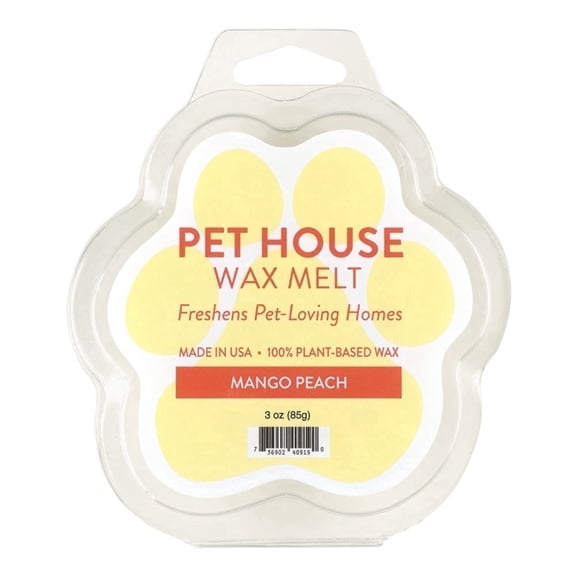 One Fur All Pet House Wax Melts, Mango Peach, 2 Count, 2 Pack