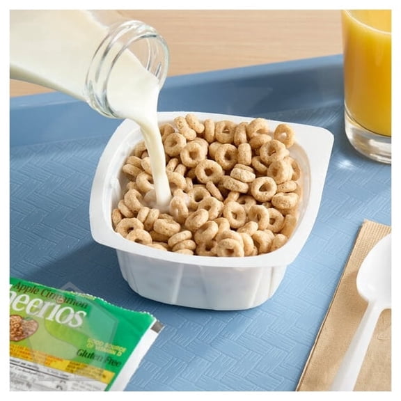 Apple Cinnamon Cheerios Cereal Single-Serve Bowlpak 1 oz. - 96/Case