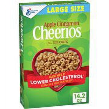 Apple Cinnamon Cheerios Gluten Free Cereal, 14.2 oz. (Pack of 4)
