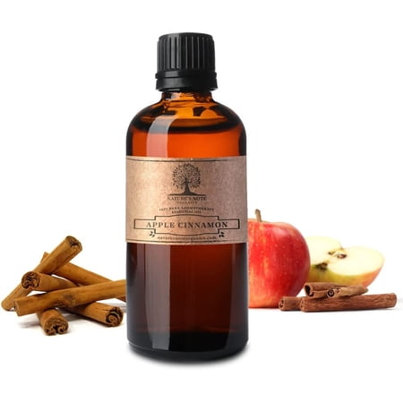 Apple Cinnamon Essential Oil - 100% Pure Aromatherapy Grade Essential oil by Nature's Note Organics - 4 Fl Oz