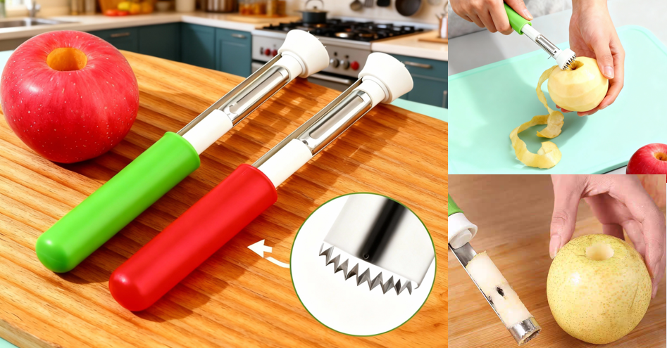 Apple Core Remover and Peeler Vegetable Peelers for Kitchen Rate Best 2 ...