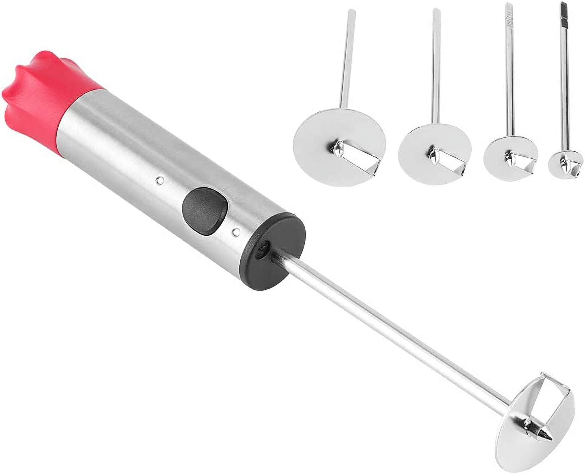 Apple Corer, 4 Sizes Stainless Steel Vegetable Fruit Spiral Knife Apple