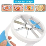 Apple Corer Slicer, Stainless Steel Blades Apple Cutter, Sharp Apple Peeler, Pitter, Divider, Limit One Per Customer
