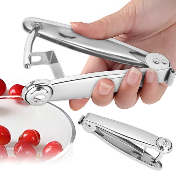 Apple Corer Tool Thickened Stainless Steel Fruit Core Remover Cutter Kitchen Gadget Sharp Serrated Blade Ergonomic Handle for Pear Cupcake Baking Prep